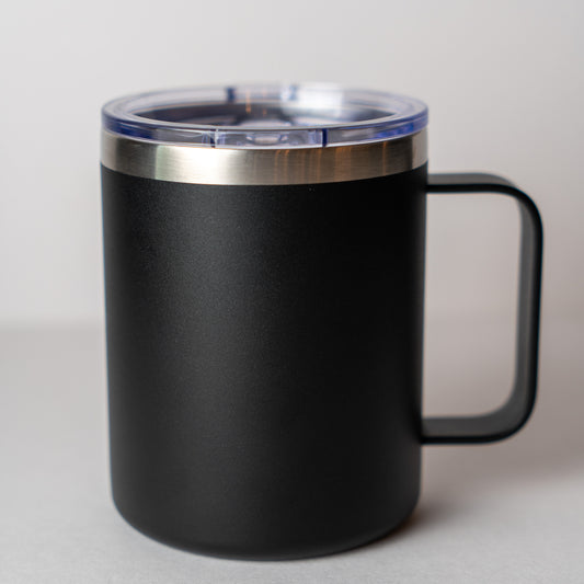 OMB Logo Insulated Travel Mug - Black