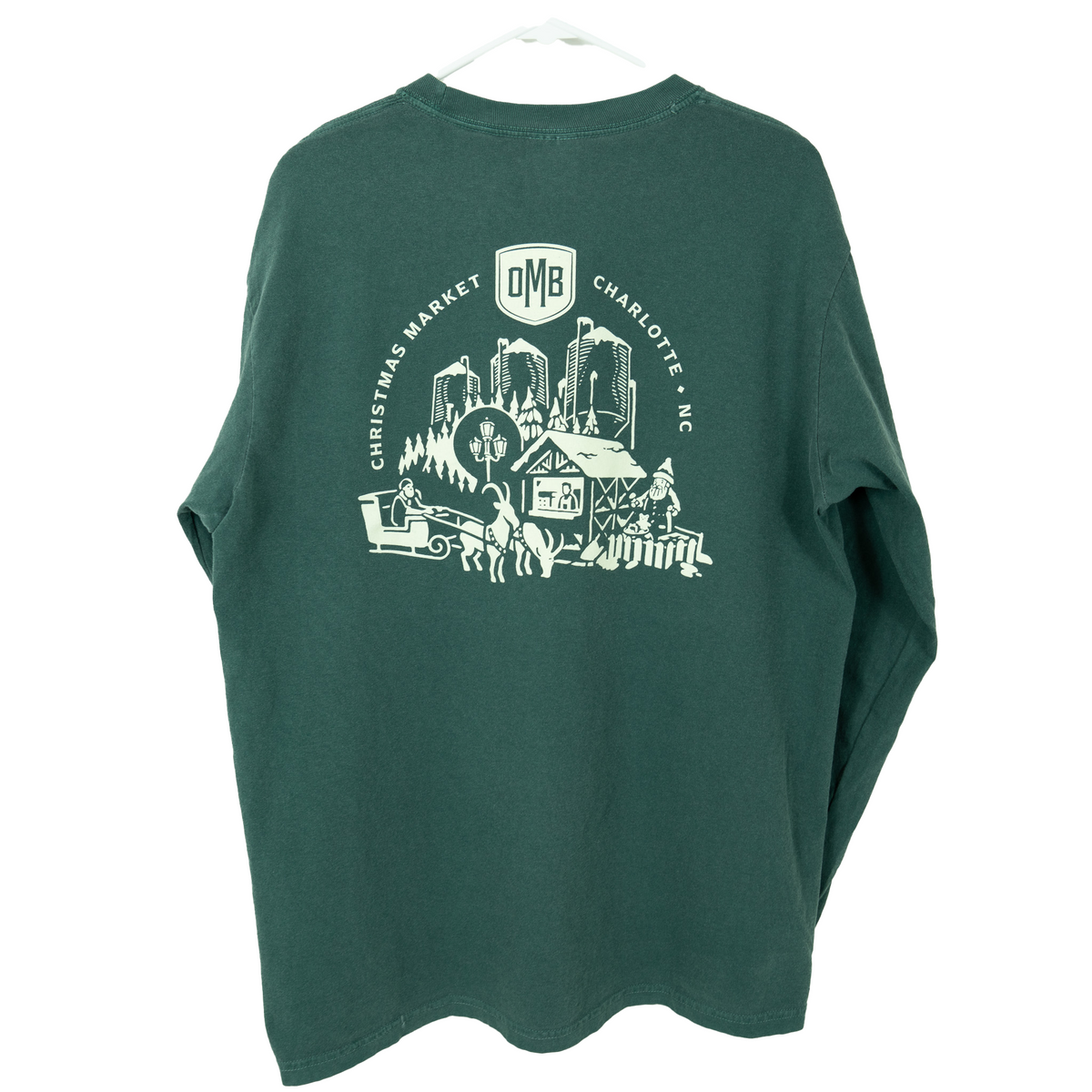 OMB Christmas Market Long Sleeve TShirt The Olde Mecklenburg Brewery