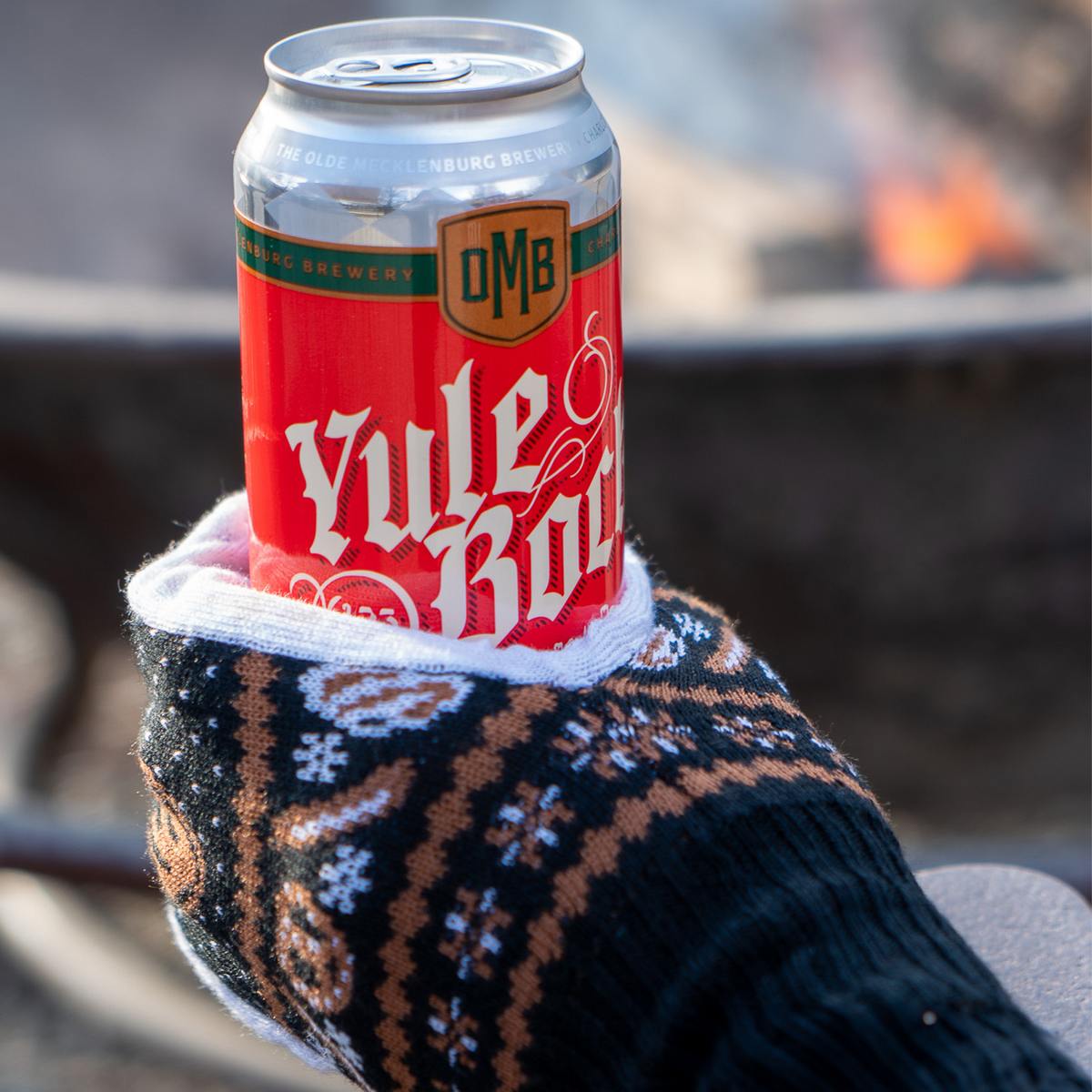 OMB Mitten Koozie The Olde Mecklenburg Brewery