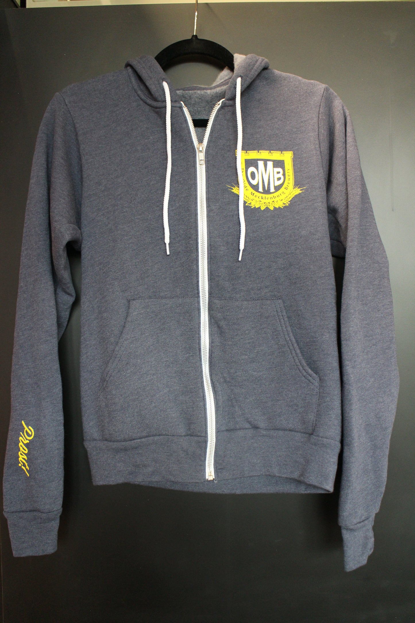 Navy Legacy OMB Fleece Full-Zip Hoodie