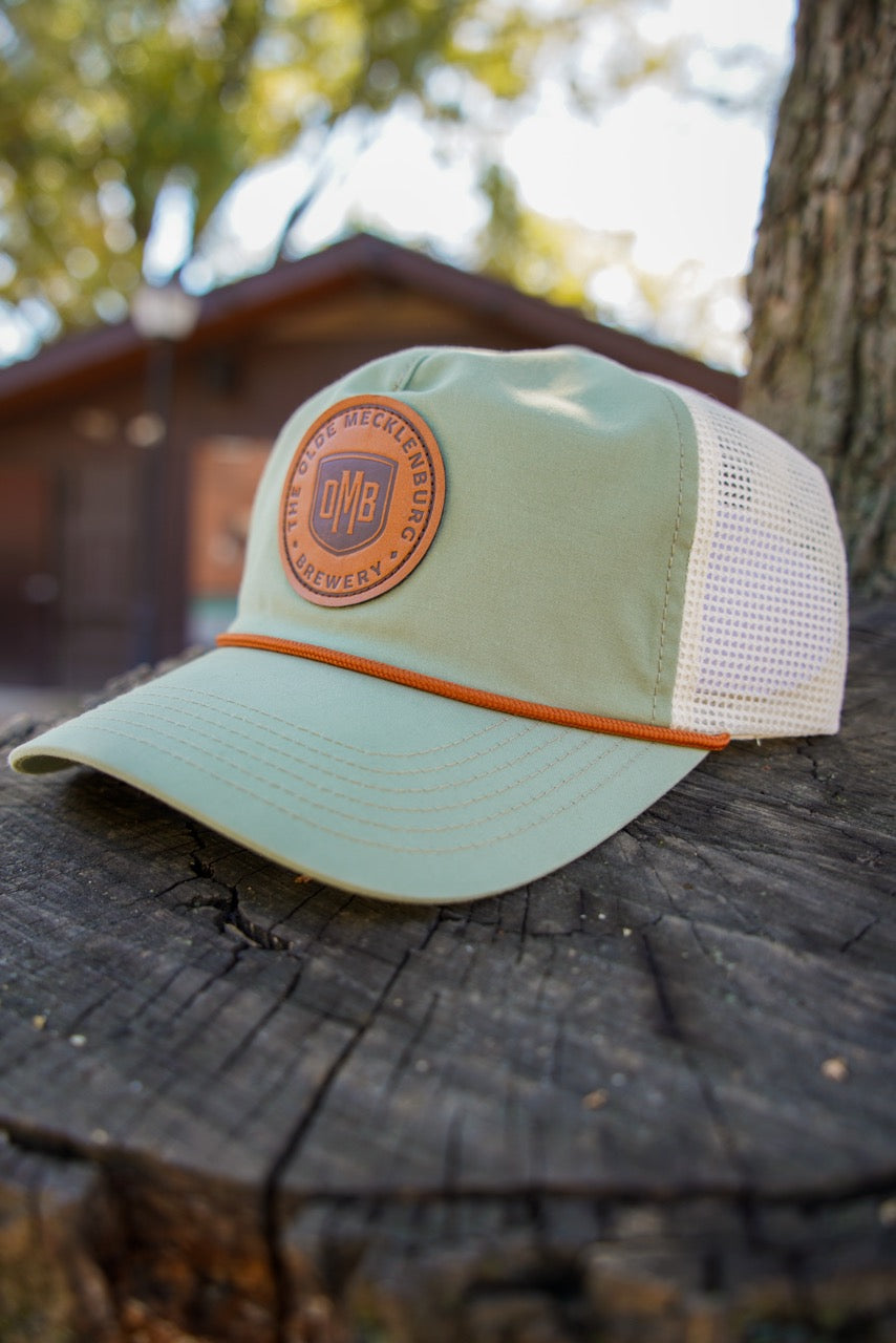 Sage Green Leather Patch