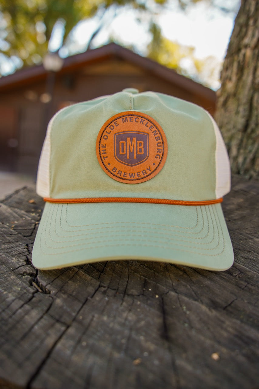 Sage Green Leather Patch