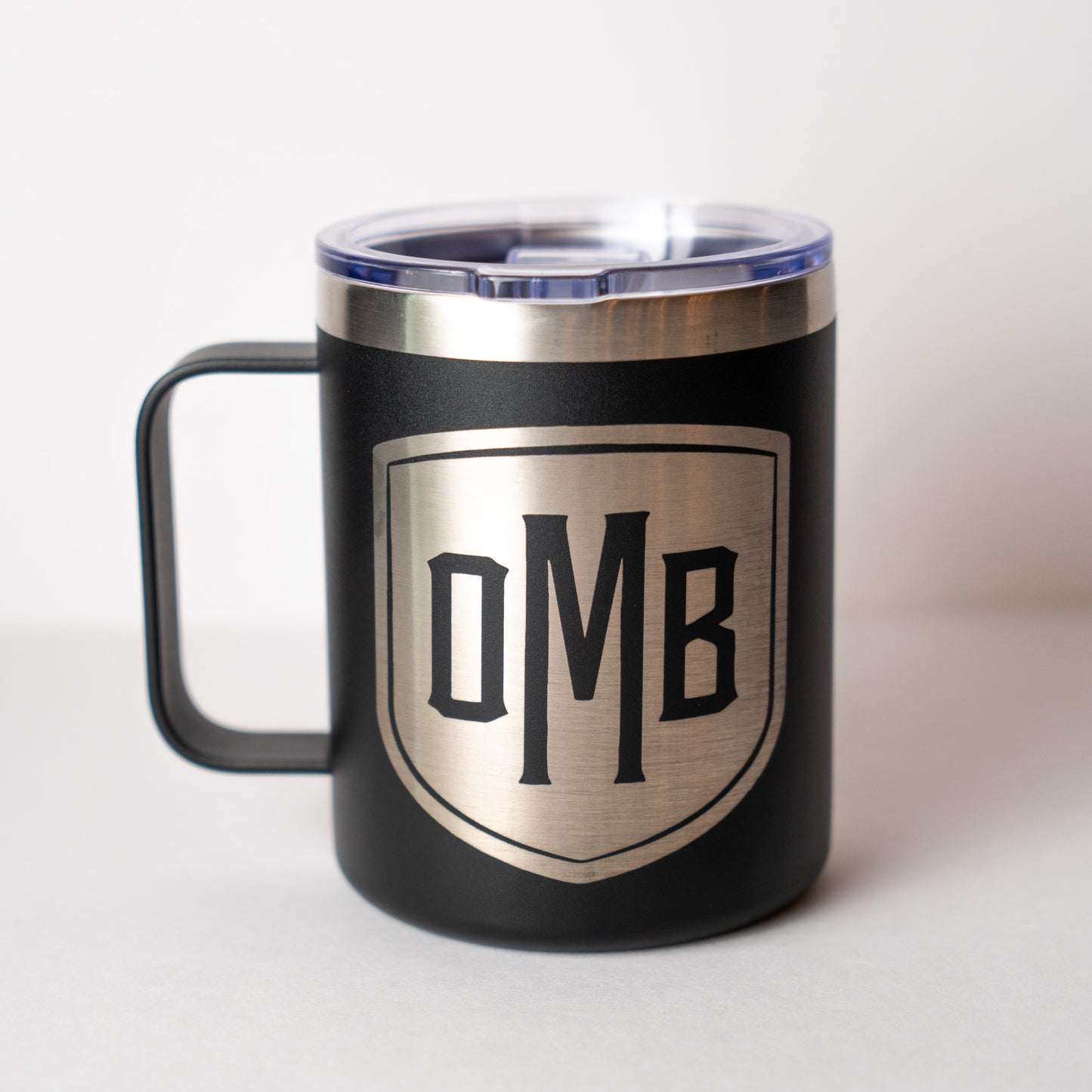 OMB Logo Insulated Travel Mug - Black