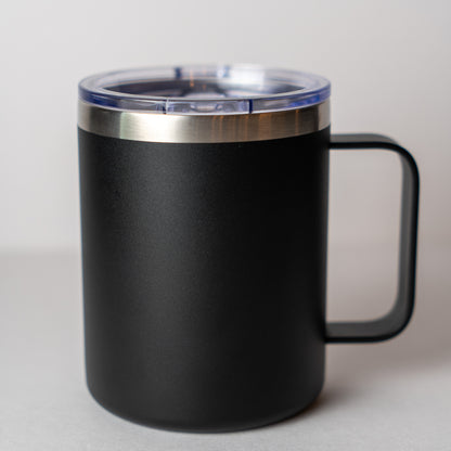 OMB Logo Insulated Travel Mug - Black