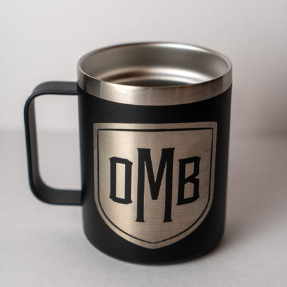OMB Logo Insulated Travel Mug - Black