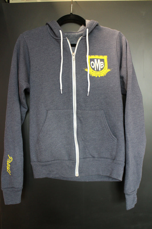 Navy Legacy OMB Fleece Full-Zip Hoodie