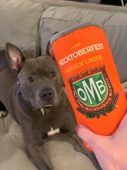Plush Mecktoberfest Can Dog Toy